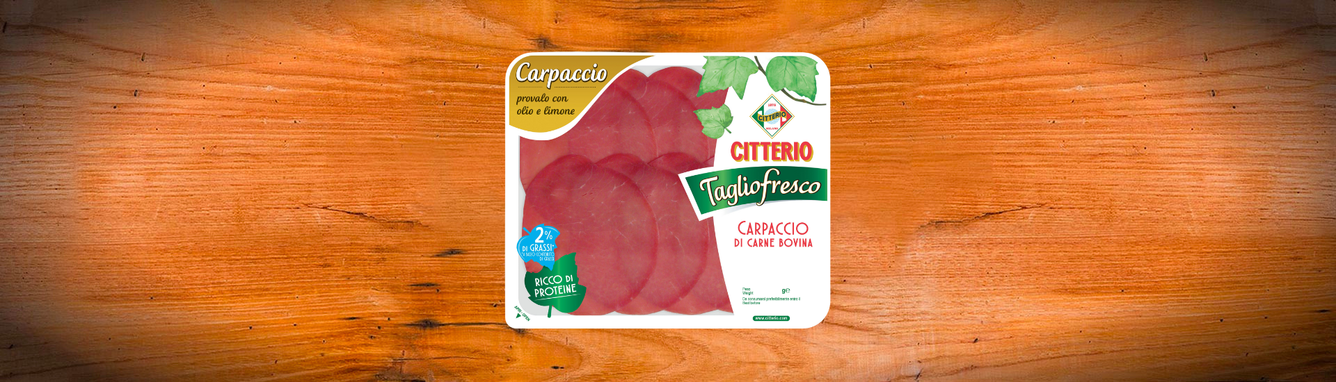 Carpaccio di carne bovina